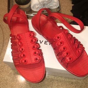 Red Givenchy sandals